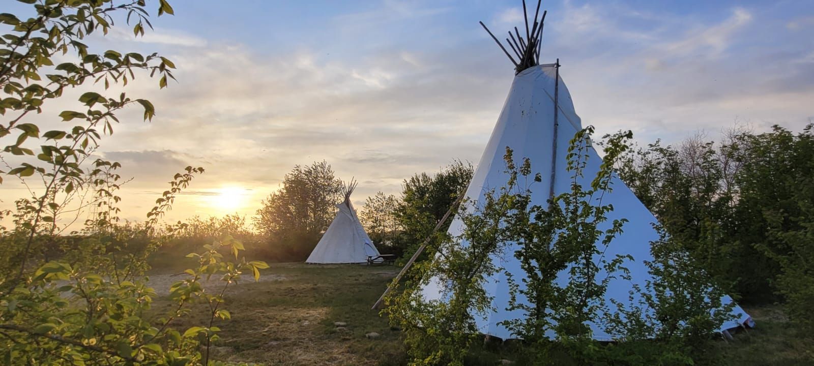 camping bij het Veluwemeer