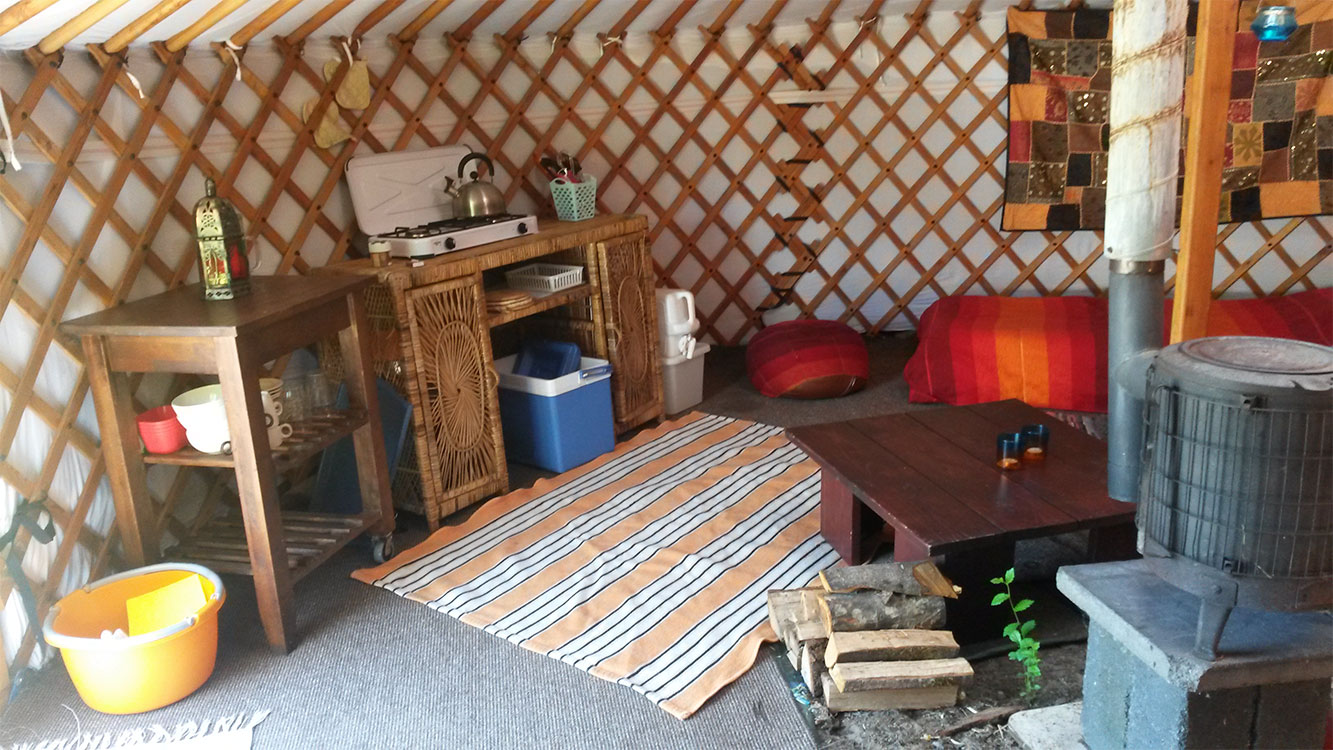 binnenkant yurt
